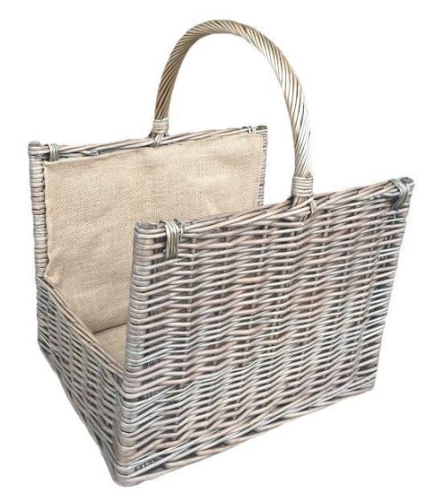 Antique Wash Open End panier en osier