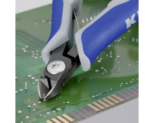 Knipex 79 22 120 Elektronik- u. Feinmechanik Seitenschneider ohne Facette 120 mm