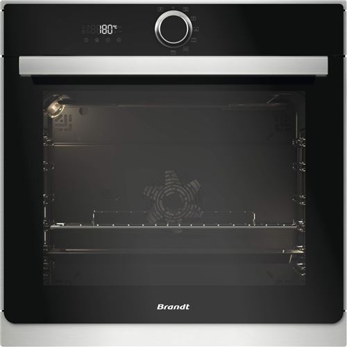 Brandt BXP6332X - Four - intégrable - niche - largeur : 56 cm - profondeur : 55 cm - hauteur : 58.5 cm - avec système auto-nettoyant - classe A+ - acier inoxydable