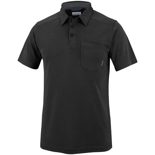 Polo manches courtes Columbia Sun Ridge ll Novelty Noir Taille M Adulte Homme