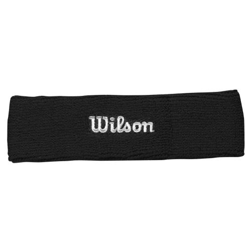 Bandeau Wilson Headband Black Taille Taille unique Adulte Homme