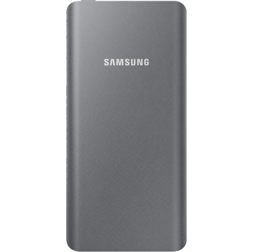 Samsung EB-P3020 - Mobiele oplader - 5000 mAh - 1.5 A (Micro-USB Type B) - op kabel: Micro-USB - grijs - voor Galaxy A8 (2018) Enterprise Edition