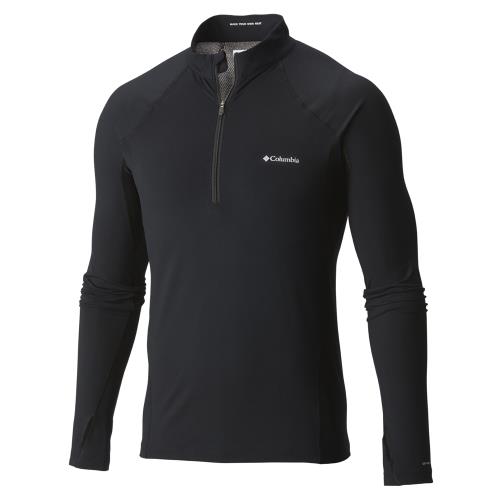Columbia Half Zip Noir M Maillot long technique Adulte Homme