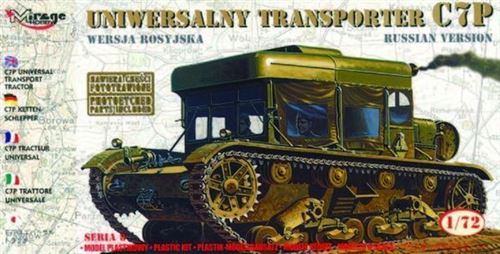  Universal Traktor C7p Mit Foto&auml;tzteilen- 1:72e - Mirage Hobby