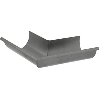 Equerre 1/2 ronde de 25 extérieure sans pince Quartz zinc - VMZINC ...