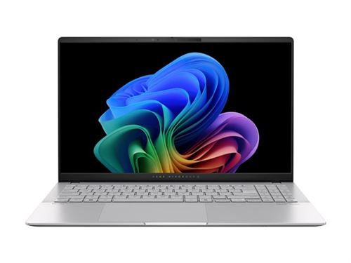 ASUS VivoBook S 15 OLED S5507QA-MA064X - Conception de charnière à 180 degrés - Snapdragon X Elite - X1E-78-100 / jusqu'à 3.4 GHz - Win 11 Pro - Qualcomm Adreno - 32 Go RAM - 1 To SSD NVMe - 15.6" OLED 2880 x 1620 (3K) @ 120 Hz - Wi-Fi 7, Bluetooth -