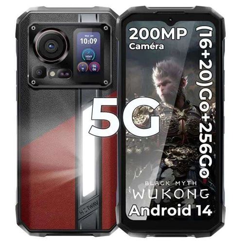 HOTWAV Hyper 7 Pro teléfono resistente dimensión 7050 5G 200MP Android 14 6,6 ''FHD + 120Hz Smartphone 36GB 256GB 10800mAh 33W teléfono móvil