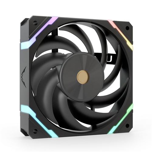 Valkyrie Ventilateur de boîtier X12 RGB - 12cm (Noir)
