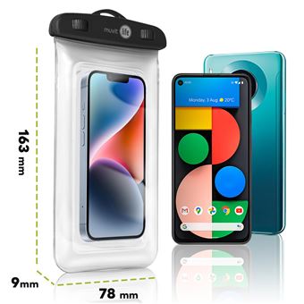 Pochette Étanche Smartphone [Lot De 2] Sac Étanche Ipx8 Pour Téléphone
