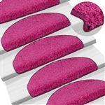 Tapis D'escalier Autocollants Aspect Sisal 15 Pcs 65x21x4 Cm VidaXL