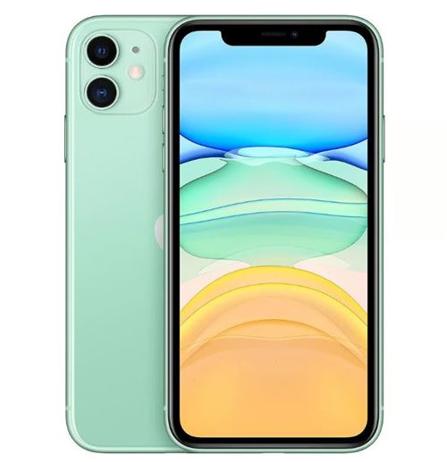 iPhone 11 6,1" 64 Go Vert Reconditionné avec BATTERIE NEUVE