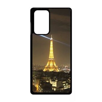 Sur Coque My Kase Pour Galaxy A G Tour Eiffel Noir Coque Et Tui T L Phone Mobile