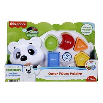 Jeu d'éveil Fisher Price Linkimals Omer l'Ours Polaire