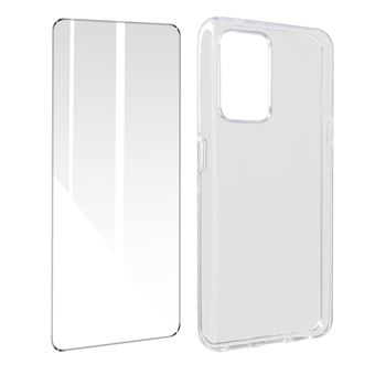 Coque + 2 Vitres Trempées Pour Oppo Find X5 Lite – Silicone Transparent, Protection Complète