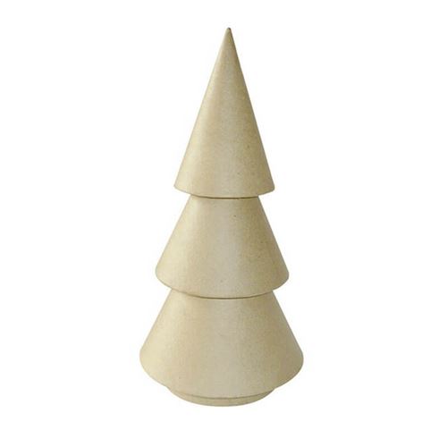 Non Communiqué Na Sapin Long En Papier Mâché 30,5Cm