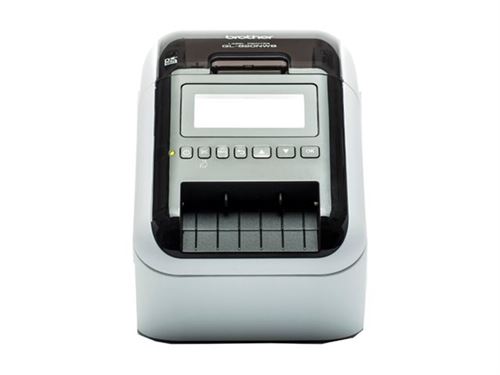 Brother Ql-820Nwbc - Imprimante D'Étiquettes - Deux Couleurs (Monochrome) - Thermique Direct - Rouleau (6,2 Cm) - 300 X 600 Ppp - Jusqu'À 110 Étiquettes/Minute - Usb 2.0, Bluetooth 5.2, Wi-Fi(N), Lan - Outil De Coupe - Noir Brillant, Blanc