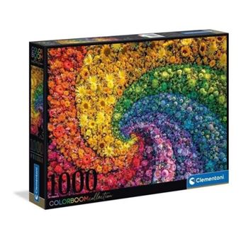 Clementoni Puzzle 1000 Pièces ColorBoom – 70x50 Cm – Haute Définition – Matières Recyclées – Fabrication Italienne – Dès 10 Ans – Cadeau Relaxant