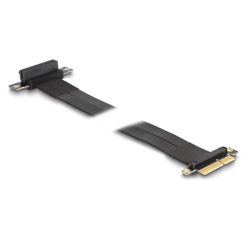 Non Communiqué Delock Riser Card Pcie X4 Slot Courbé À 90° Avec Câble 60 Cm