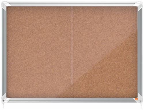 Nobo 1915331 tableau d'affichage Intérieure Marron Aluminium