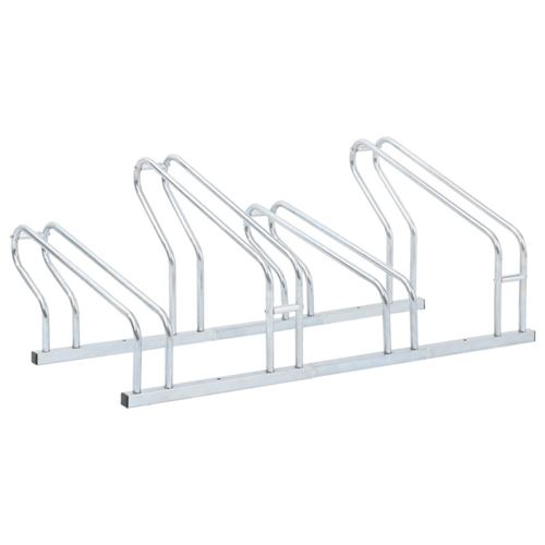 VIDAXL - Support de vélo au sol - 4 vélos - Acier galvanisé - Image 2