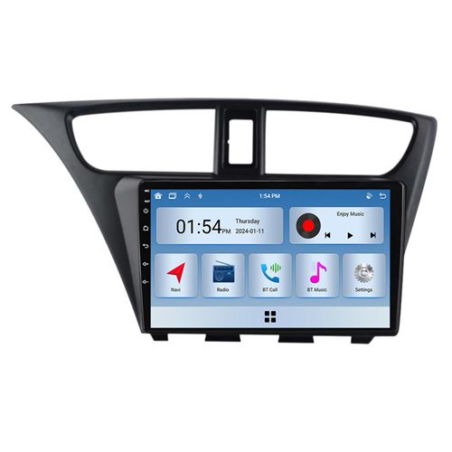 Autoradio RoverOne® Bluetooth CarPlay 2 Din 6Go RAM 128Go ROM pour Honda Civic Hatchback 2006-2012