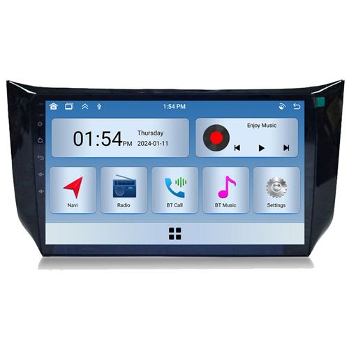 Autoradio RoverOne® Bluetooth CarPlay 2 Din 6Go RAM 128Go ROM pour Nissan Sylphy B17 Sentra 12 2012-2018
