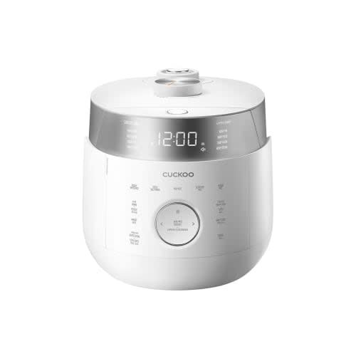 Non Communiqué Blanc Cuckoo Crp-Lhtr1009f Cuiseur À Riz Argent Avec Verre Doseur
