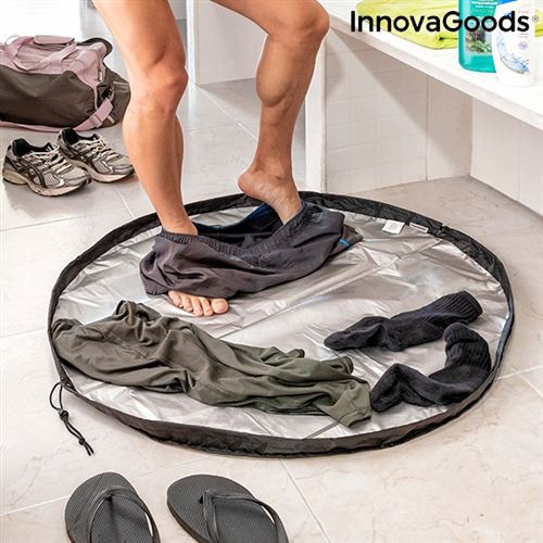 Sac tapis de sol imperméable pour les vestiaires 2 en 1 Gymbag InnovaGoods vert