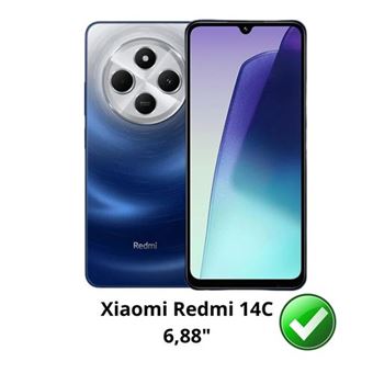 Verre Trempé WFTE Pour Xiaomi Redmi 14C/Poco C75 - Lot De 2 - 9H Anti-rayures - Transparence 99%