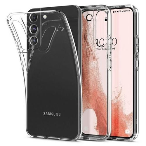 Spigen Liquid Crystal - Coque de protection pour téléphone portable - polyuréthanne thermoplastique (TPU) - limpide - pour Samsung Galaxy S22