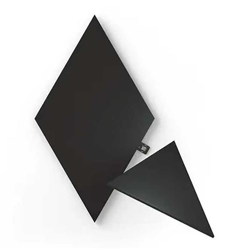 Extension décorative LED – Nanoleaf Shapes – Black Triangles, pack de 3 pièces