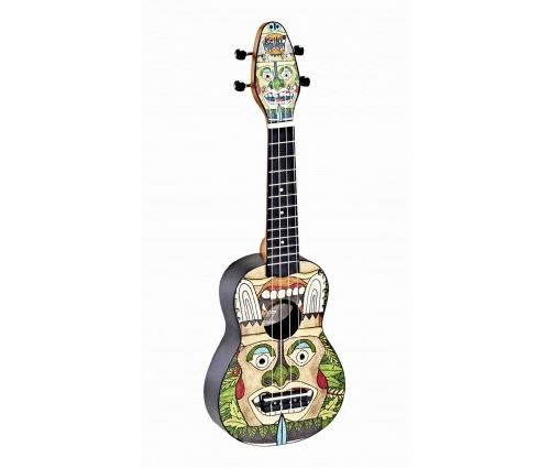 Keiki K2-TM - Pack ukulélé Soprano Totem - Satiné
