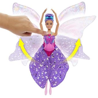 Barbie-De Danseuse A Papillon-Poupée Transformation 2En1 Hxj10