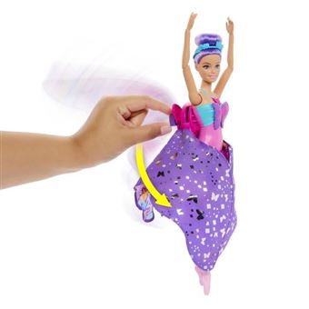 Barbie-De Danseuse A Papillon-Poupée Transformation 2En1 Hxj10