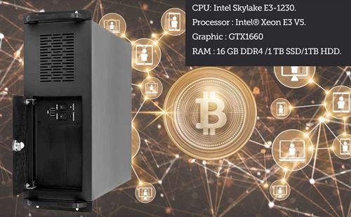 Ovegna WS4U1 Machine de minage Crypto-Monnaie 4U