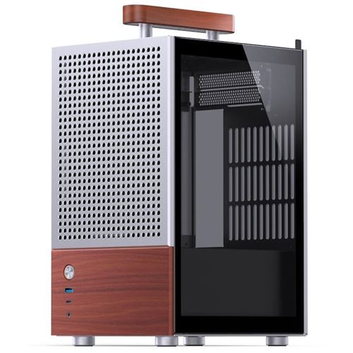 Non Communiqué Jonsbo T6 Pc Gehäuse, Mini-Tower, Mini-Itx, Tempered Glass, Holz