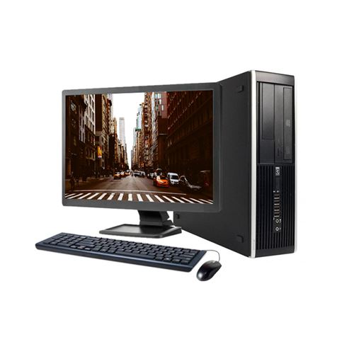 Unité centrale HP 6200 SFF - Pentium - RAM 16Go - HDD 1 To - Windows 10 - Ecran 19 - Reconditionné
