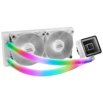Gaines ARGB pour Tubes de Refroidissement Liquide Mars Gaming MCA-WT 30 LEDs ARGB Silicone Eco Soft 330mm - 1