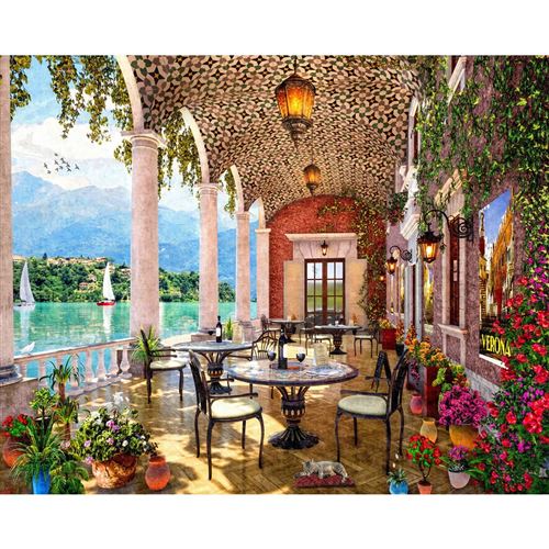 Non Communiqué Puzzle 1000 Pièces : Terrasse D'été