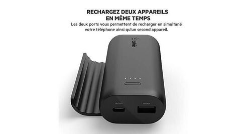 Belkin Batterie Externe 5 K avec Stand pour smartphone (Blanc) - Batterie  externe - LDLC