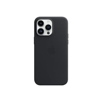 Apple - Coque de protection pour téléphone portable - avec MagSafe - cuir - noir minuit - pour iPhone 14 Pro Max