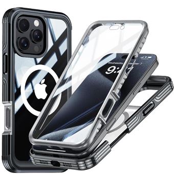 Étui ESR MagSafe pour iPhone 16/15 Pro Max avec protecteur d'écran iphone 14/13 coque mate translucide Protection de qualité militaire  202192403