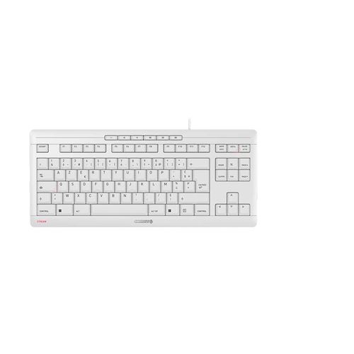 Cherry STREAM KEYBOARD TKL Blanc - Image 5