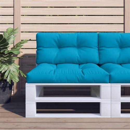 Vidaxl Bleu Coussins De Palette - Image 3
