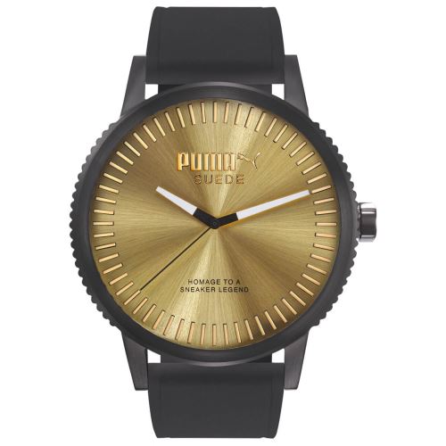 Puma Montre Suede-PU104101007 en Silicone Noir