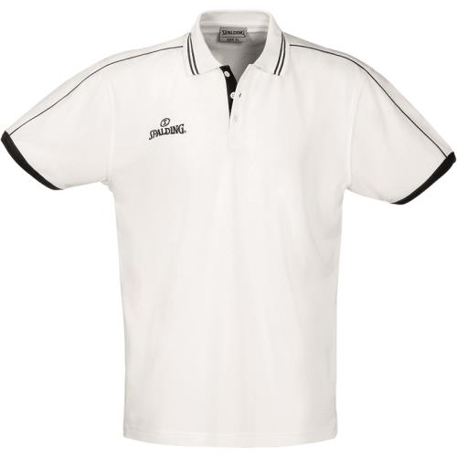 Spalding - Polo Spalding manches courtes - L - blanc