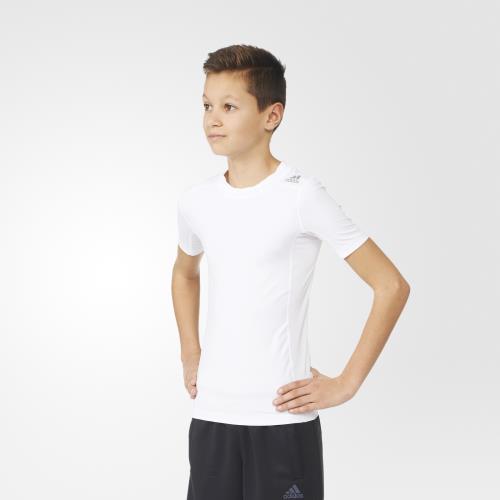 Adidas Techfit Base blanc 7/8 ans T-shirt Enfant Garçon