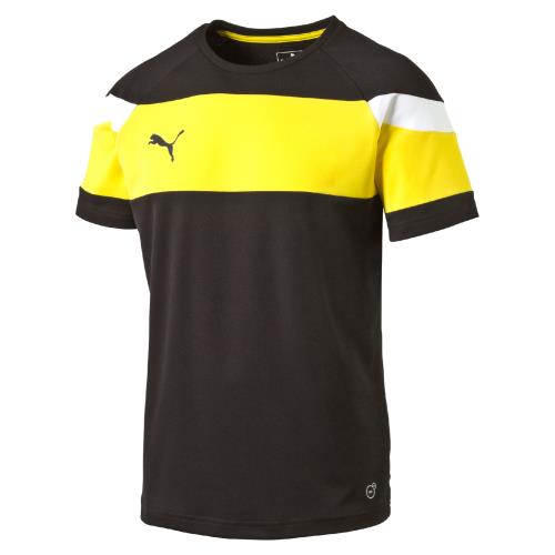 Puma - Maillot training junior Puma Spirit II - 8 ans - noir/jaune