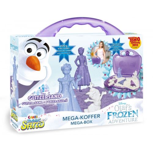 La reine des neiges sable à modeler pailleté - La magie de l'hiver