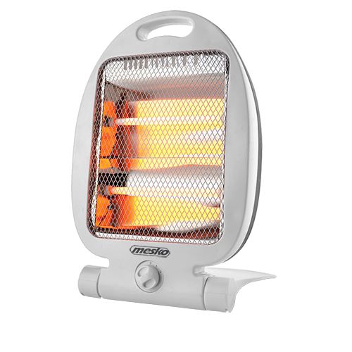 Radiateur / chauffage d’appoint Halogène / Quartz 400W / 800W réglable + bouton de sécurité anti basculement